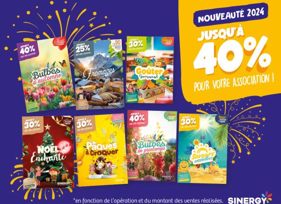 nouveauté 2024, jusqu'à 40% pour votre asso