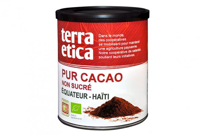 Chocolat en Poudre Bio Sans Sucre