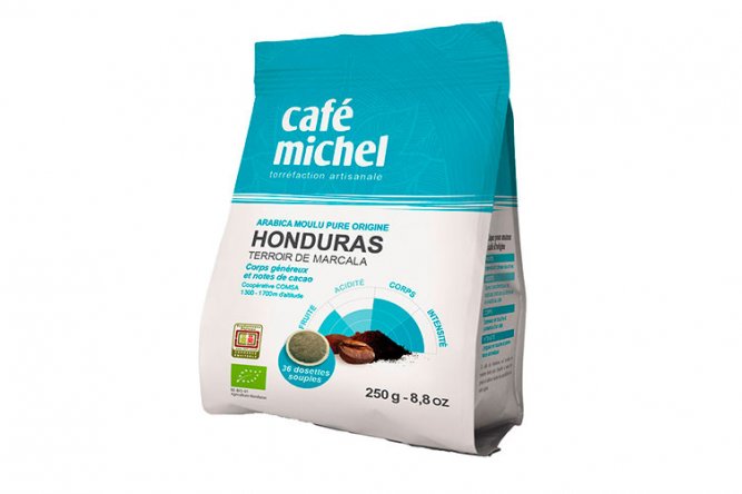 Dosettes Souples Bio Honduras Café Michel 36 Dosettes