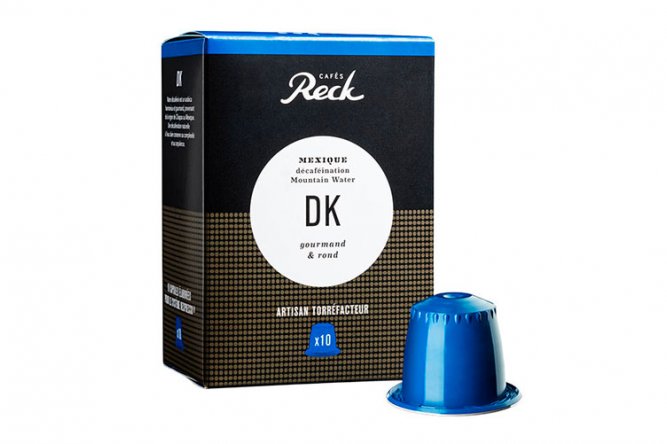 Capsules de Café Décaféiné Reck