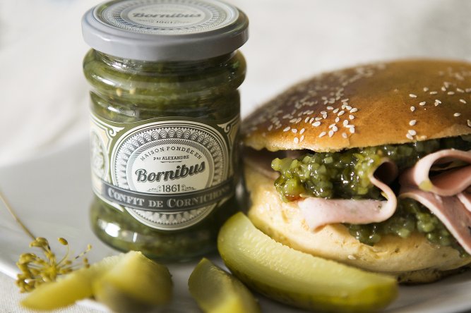 Confit de Cornichons rupture producteur remplacé par sauce bbq aux piments doux et épices fumées pour vos hamburgers maison