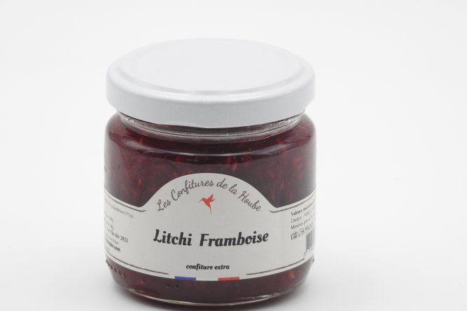 Confiture Litchis et Framboises