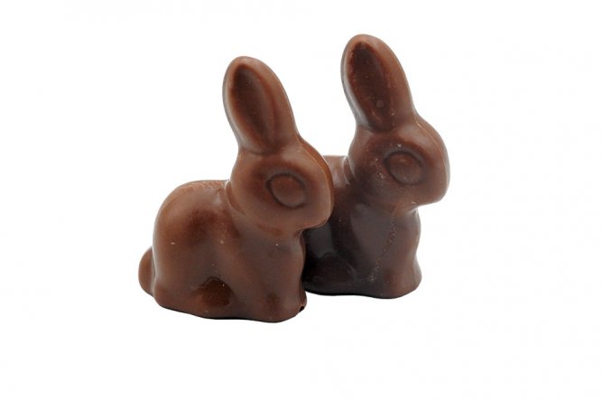 2 Lapins Bunny chocolat lait