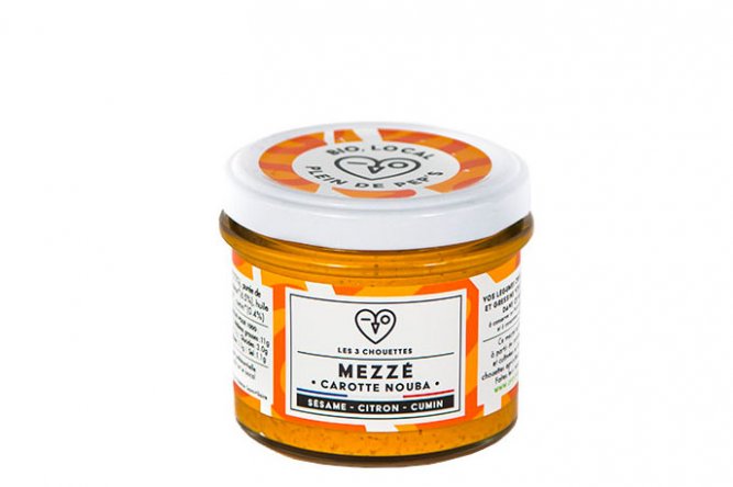 Mezzé Carotte Nouba (Carotte, Sésame Citron Cumin)