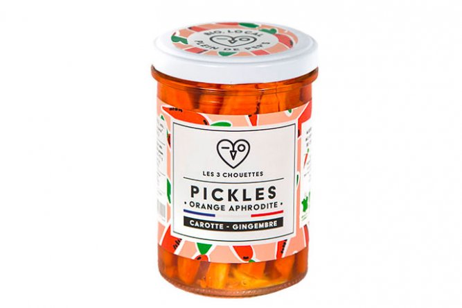Pickles Orange Aphrodite Carotte Gingembre