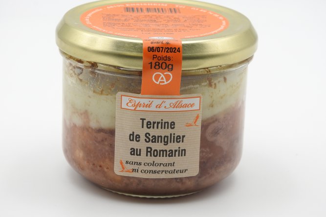 Terrine de Sanglier au Romarin