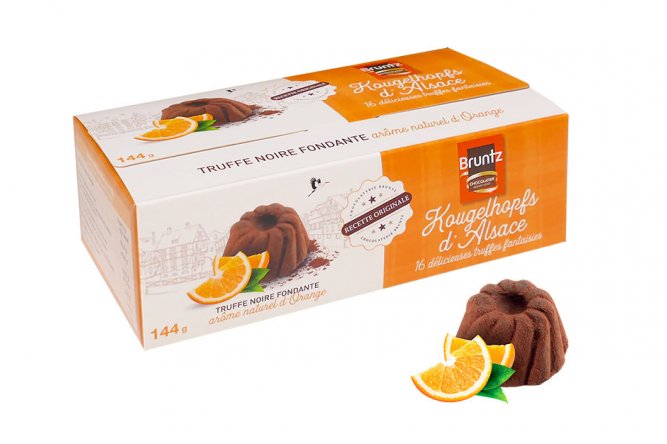 Truffes Kougelhopfs chocolat noir arôme naturel d&#039;orange 