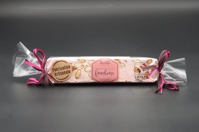 Nougat Tendre Framboise en barre