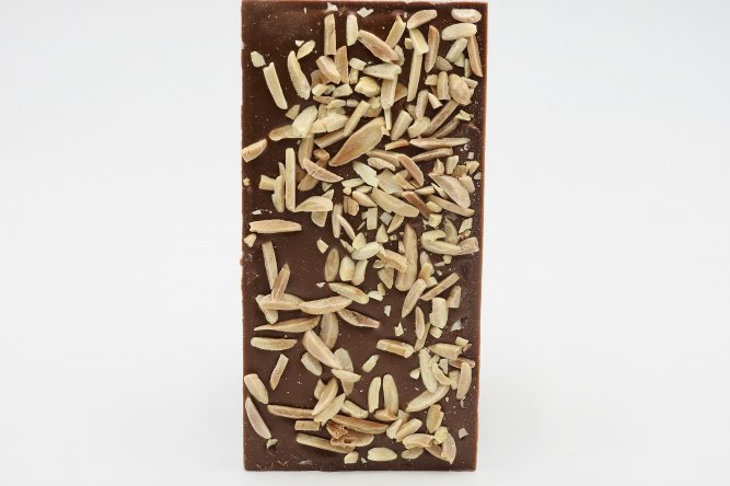 Tablette Chocolat au Lait avec Éclats d&#039;Amandes