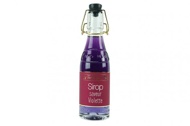 Sirop saveur Violette  Sinergy le partenaire de votre association