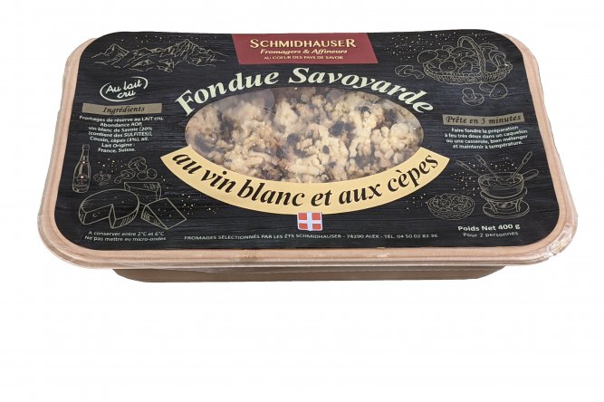 Fondue de Savoie aux Cèpes 3 pers