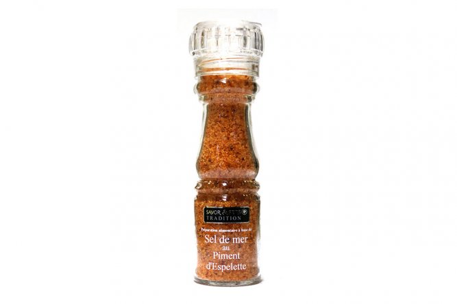 Sel au Piment d'Espelette en Moulin
