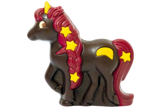 Licorne Étoile chocolat noir