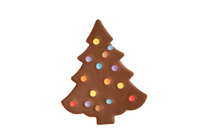 Tablette Sapin Confettis Chocolat Lait