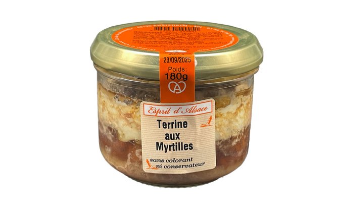 Terrine aux Myrtilles