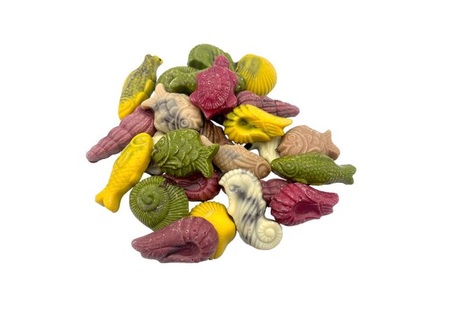 Friture colorée chocolat au Lait