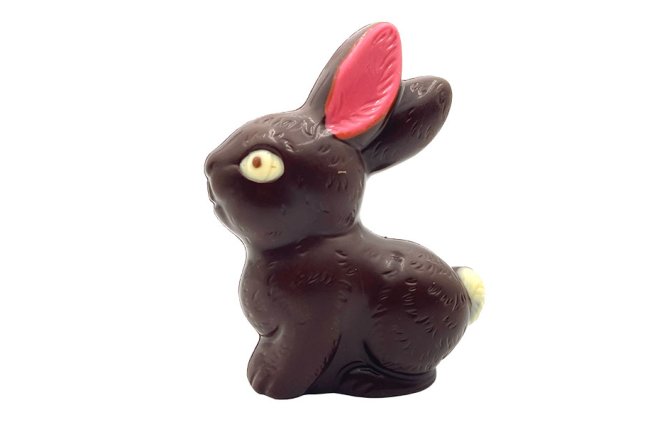 Lapin Pompon Chocolat Noir