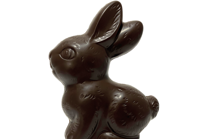 Lapin Pompon Noir Sans Lactose / Sans sucre