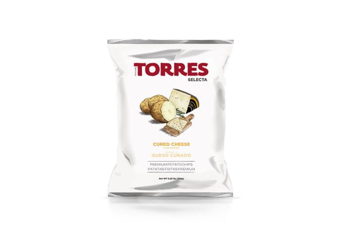 Chips gastronomiques saveur fromage Manchego