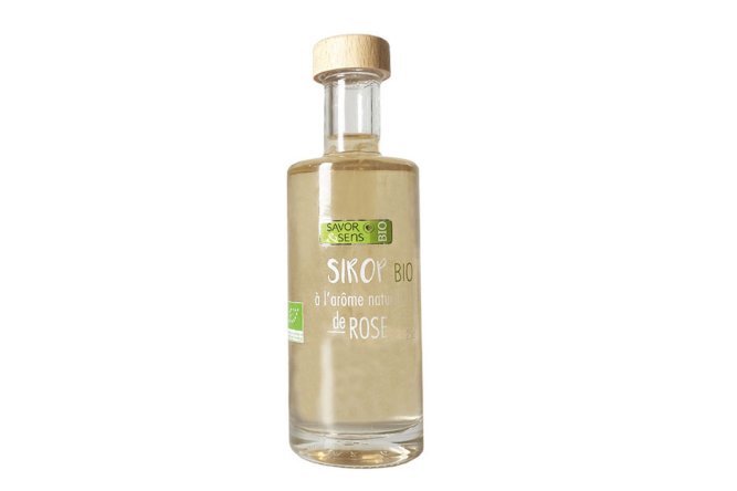 Sirop saveur rose