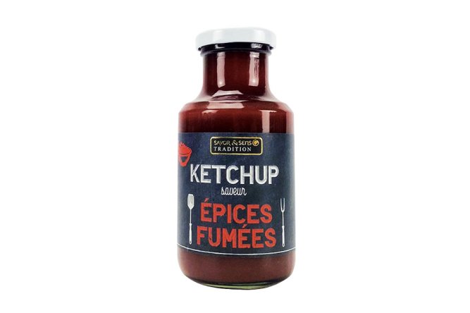 Ketchup saveur épices fumées rupture producteur remplacé par sauce bbq aux piments doux et épices fumées pour vos hamburgers maison