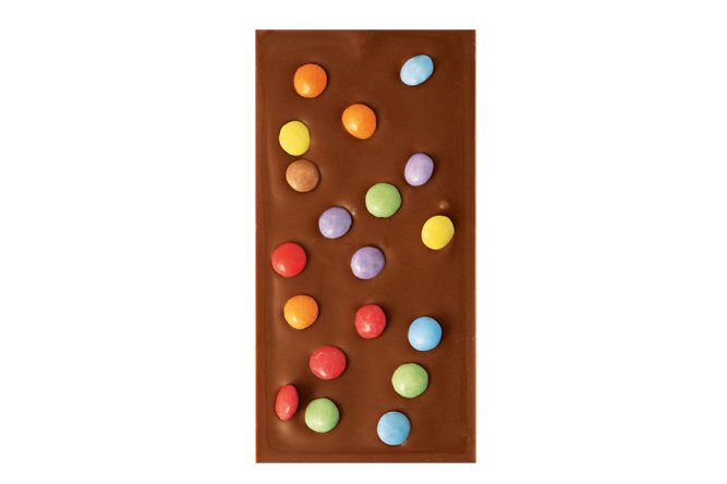 Tablette confettis chocolat au lait