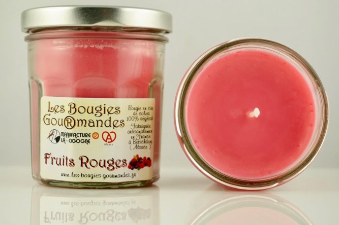 Bougie fruits rouges