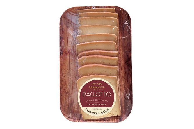 Raclette au lait cru poivre et baies