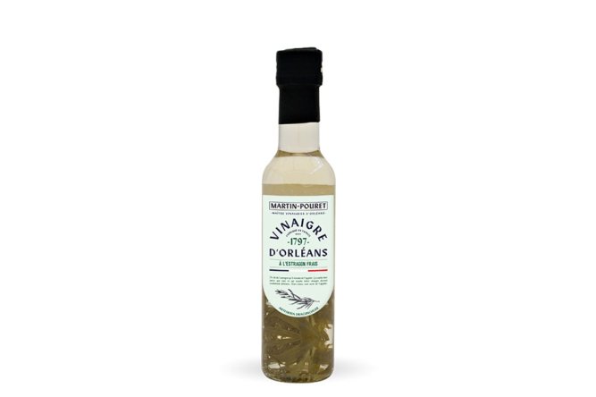 Vinaigre d'Orléans de vin blanc à l'estragon francais