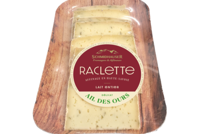 Raclette tranchée ail des ours