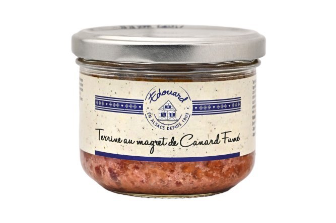 Terrine magret de canard fumé