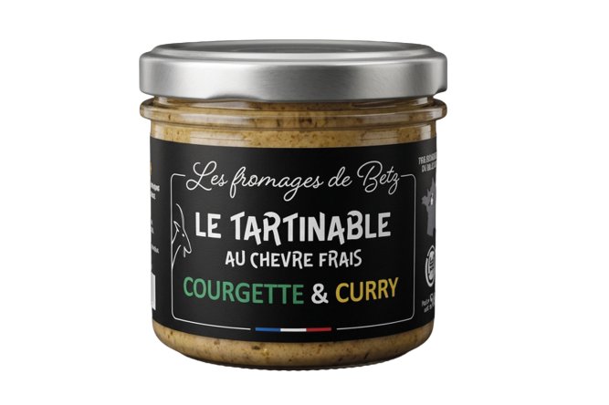 Tartinable de chèvre courgette et curry Bio