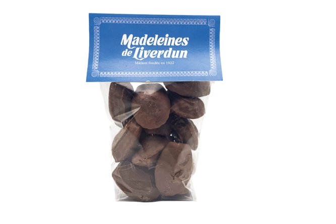 Madeleines de Liverdun mini enrobées chocolat