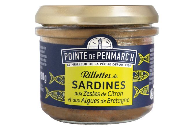 Rillettes de sardines citron et algues