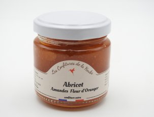 confiture de la hoube abricot fleur d'oranger amandes