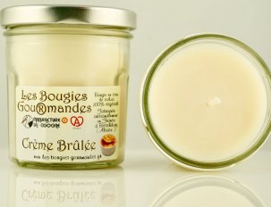 bougie crème brulée