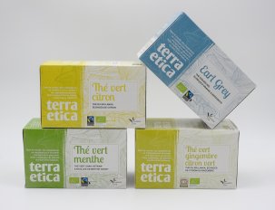 lot 4 boites thé terra etica bio