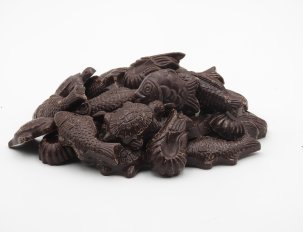 chocolat paques friture noir