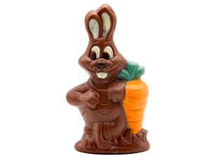 moulage chocolat au lait lapin carotte
