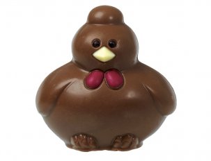 moulage chocolat au lait mini poule gourmande