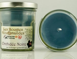 bougie orchidée noire 