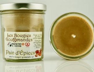 bougie pain d'épices 