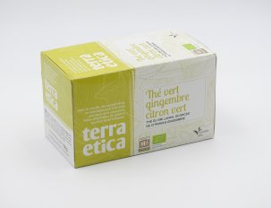 thé vert gingembre citron terra etica
