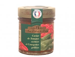 caviar de tomates séchées et courgettes grillées