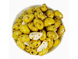 olives ail basilic