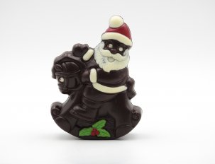 père noel à bascule noir