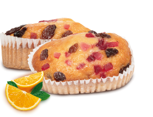 mini-cake aux fruits Erté