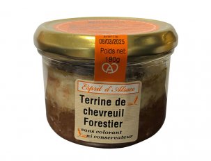 Terrine de chevreuil forestier