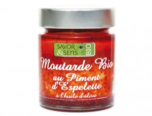 moutarde bio au piment d'espelette