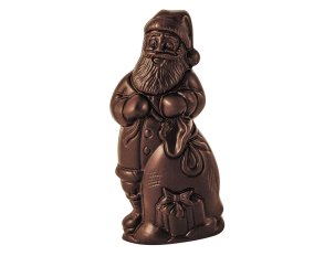 moulage père noël chocolat noir cru sans lactose